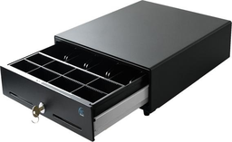 Cajón de dinero EC LINE EC-5100II-BLACK, Negro, Acero, 8, 4, Llave Cajón de dinero EC LINE EC-5100II-BLACK, Negro, Acero, 8, 4, Llave